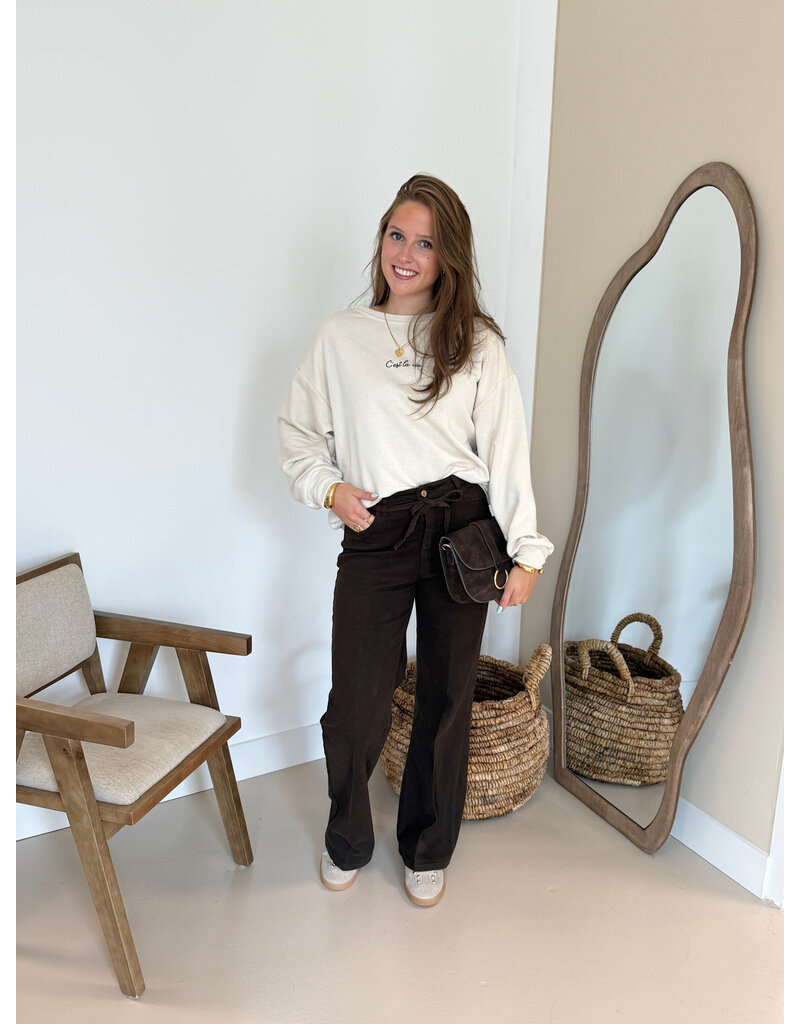 21Jewelz C'est la vie sweater - beige