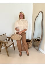 21Jewelz Sweatshirt met hoge hals - lichtbeige