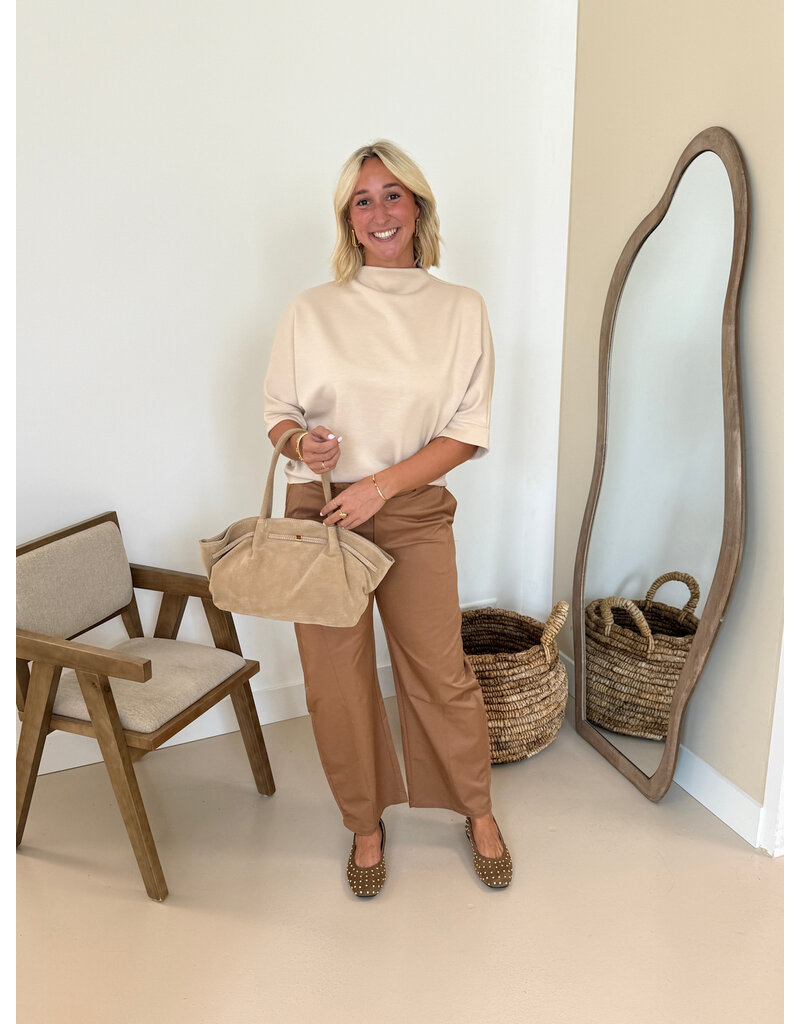 21Jewelz Sweatshirt met hoge hals - lichtbeige
