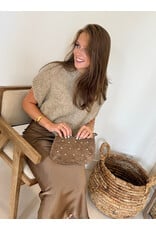 21Jewelz Knitted spencer - beige