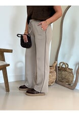 21Jewelz Zachte jogger met streep - taupe