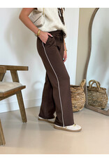 21Jewelz Zachte jogger met streep - bruin