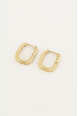 My Jewellery My Jewellery |  Oorbellen ovaal klein - goud