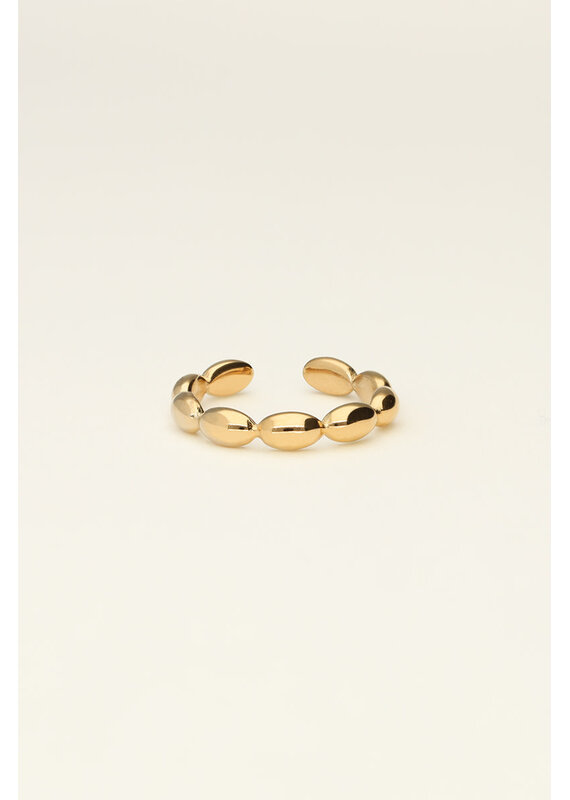My Jewellery My Jewellery | Ring met ovalen patronen - goud
