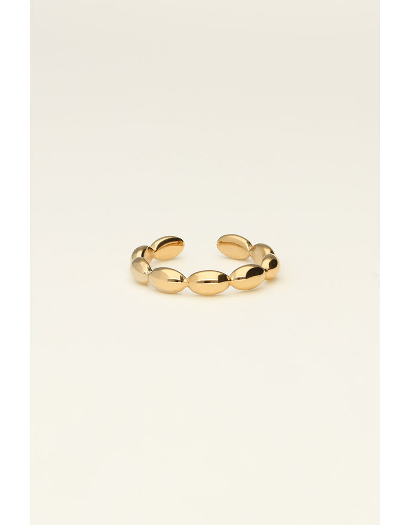 My Jewellery My Jewellery | Ring met ovalen patronen - goud