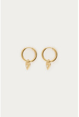 My Jewellery My Jewellery | Nomads minimalistische oorringen met hartje - goud
