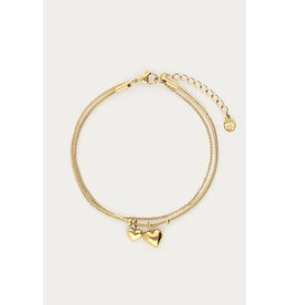 My Jewellery My Jewellery | Dubbele armband "mommy to be" - goud