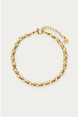 My Jewellery My Jewellery | Minimalistische armband met cirkel schakels - goud