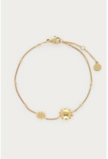 My Jewellery My Jewellery | Fortune armband met dubbele zon - goud