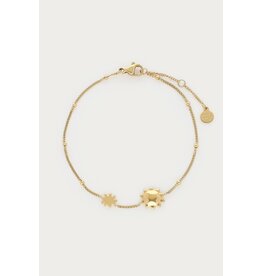 My Jewellery My Jewellery | Fortune armband met dubbele zon - goud