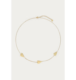 My Jewellery My Jewellery | Fortune ketting met gegraveerde hartjes - goud