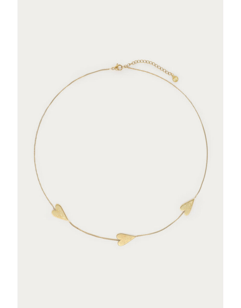 My Jewellery My Jewellery | Fortune ketting met gegraveerde hartjes - goud