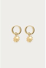My Jewellery My Jewellery | Fortune oorringen met zonnen - goud
