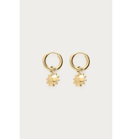 My Jewellery My Jewellery | Fortune oorringen met zonnen - goud