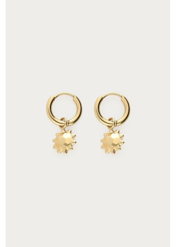 My Jewellery My Jewellery | Fortune oorringen met zonnen - goud