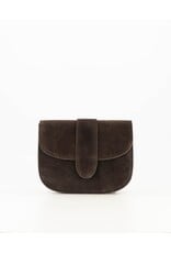 21Jewelz Brand new basic tas - suede donkerbruin