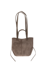 21Jewelz Medium shopper met dubbel hengsel - suede taupe