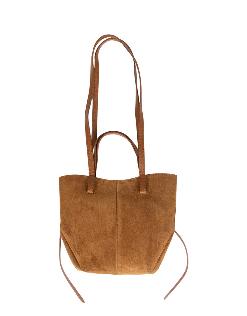 21Jewelz Medium shopper met dubbel hengsel - suede camel