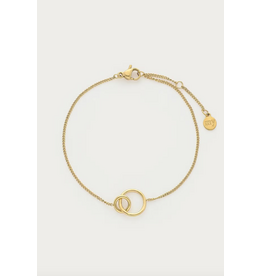 My Jewellery My Jewellery | Bold minimalistische armband met open cirkels - goud