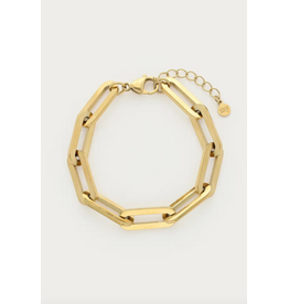 My Jewellery My Jewellery | Bold statement schakelarmband Noé - goud