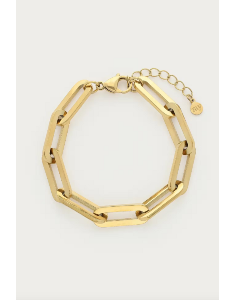 My Jewellery My Jewellery | Bold statement schakelarmband Noé - goud