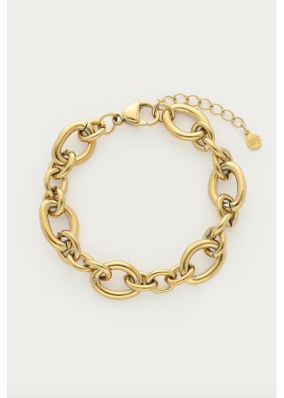 My Jewellery My Jewellery | Bold statement schakelarmband Rose - goud
