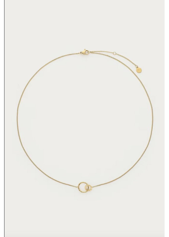 My Jewellery My Jewellery | Bold minimalistische ketting met open cirkels - goud