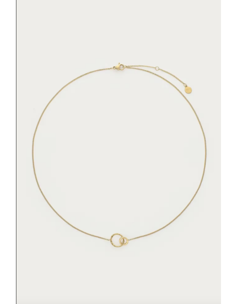 My Jewellery My Jewellery | Bold minimalistische ketting met open cirkels - goud