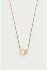 My Jewellery My Jewellery | Bold minimalistische ketting met open cirkels - goud