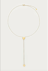 My Jewellery My Jewellery | Bold minimalistische y-ketting met hartjes - goud
