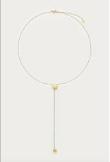 My Jewellery My Jewellery | Bold minimalistische y-ketting met dots - goud