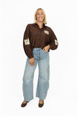 21Jewelz Blouse "NY" - bruin