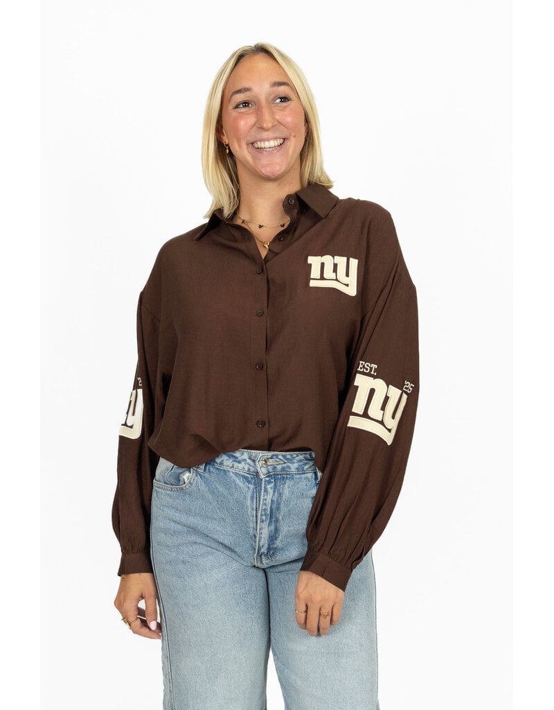 21Jewelz Blouse "NY" - bruin