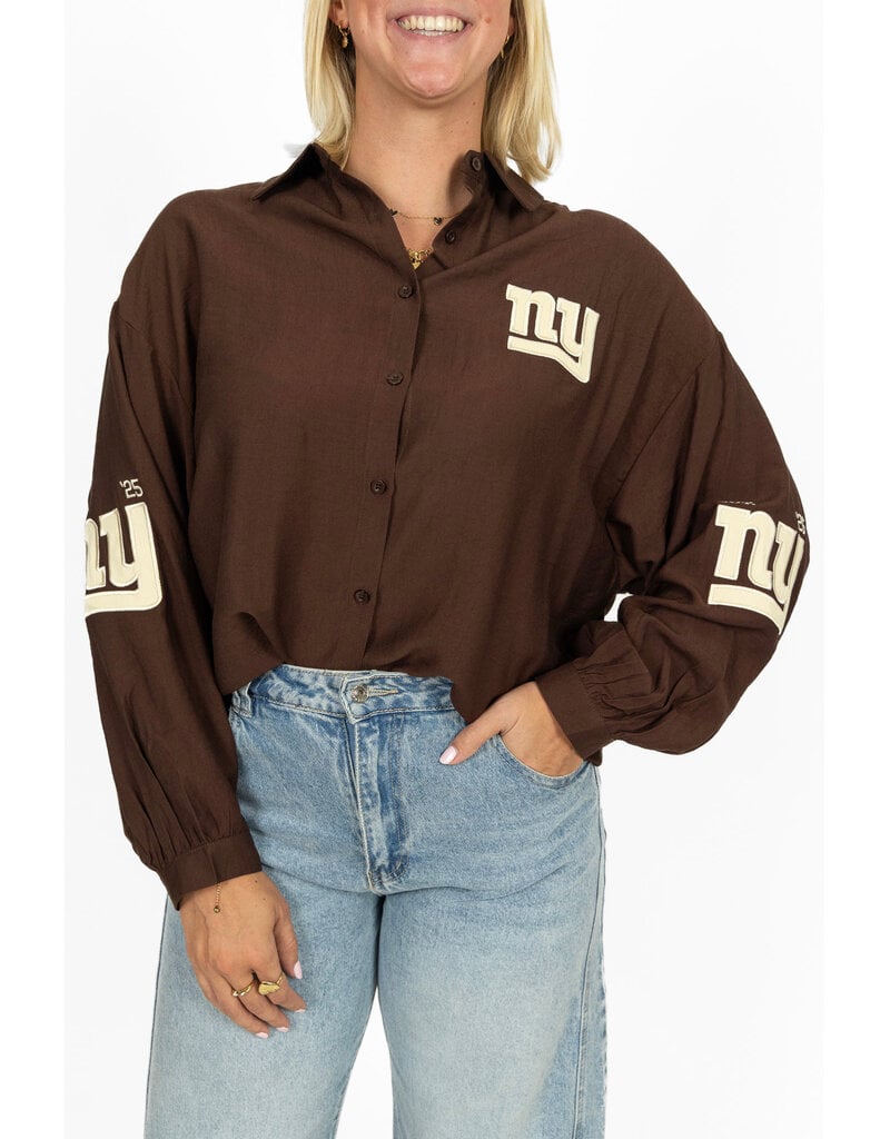 21Jewelz Blouse "NY" - bruin