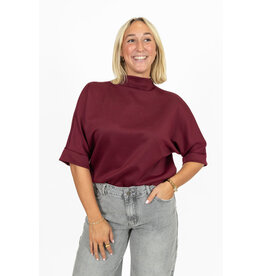 21Jewelz Sweatshirt met hoge hals - bordeaux