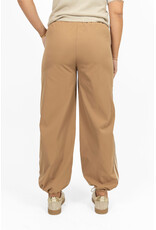 21Jewelz Pantalon met elastieke band en strepen - camel