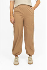 21Jewelz Pantalon met elastieke band en strepen - camel