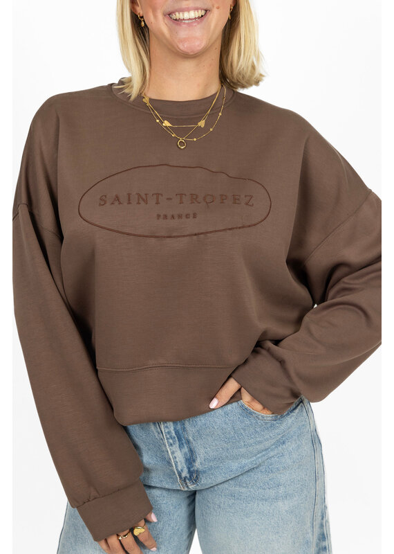 21Jewelz Saint-Tropez sweater - bruin