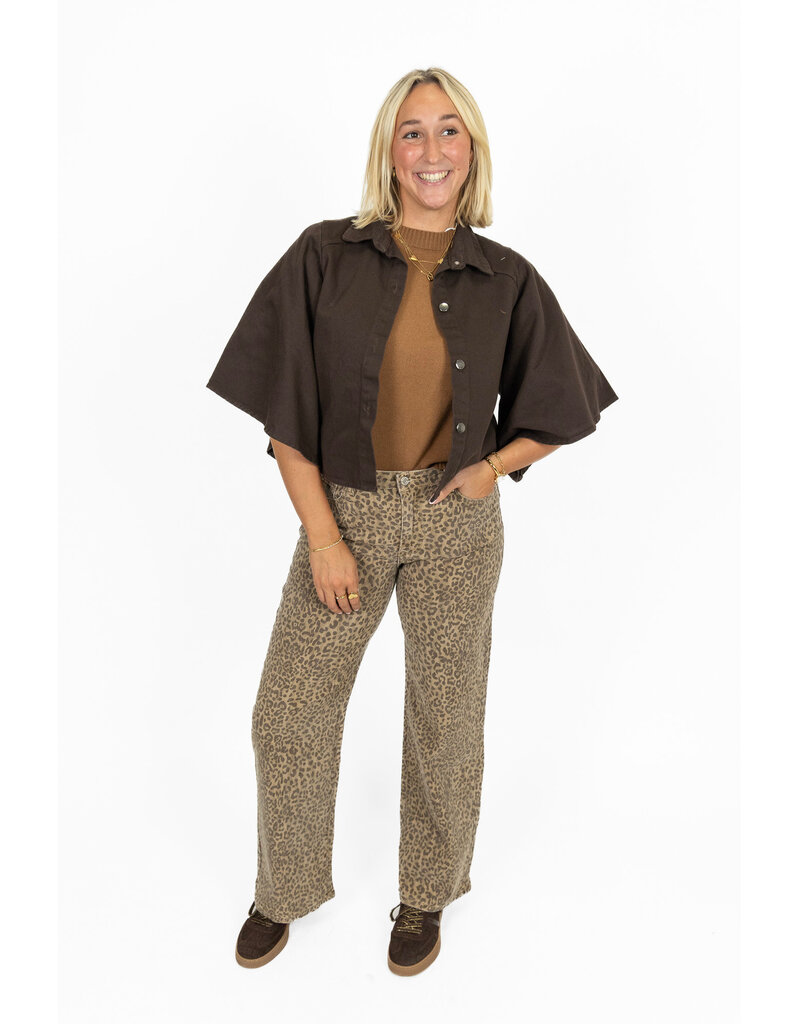 21Jewelz Jeans met lichte panterprint