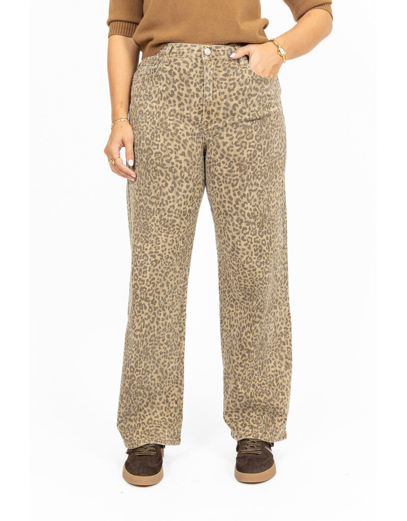 21Jewelz Jeans met lichte panterprint