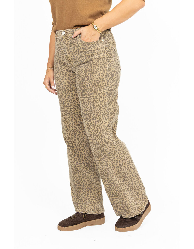 21Jewelz Jeans met lichte panterprint
