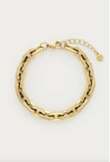 My Jewellery My Jewellery - Bold statement schakelarmband Hailey - goud