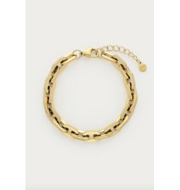 My Jewellery My Jewellery | Bold statement schakelarmband Hailey - goud