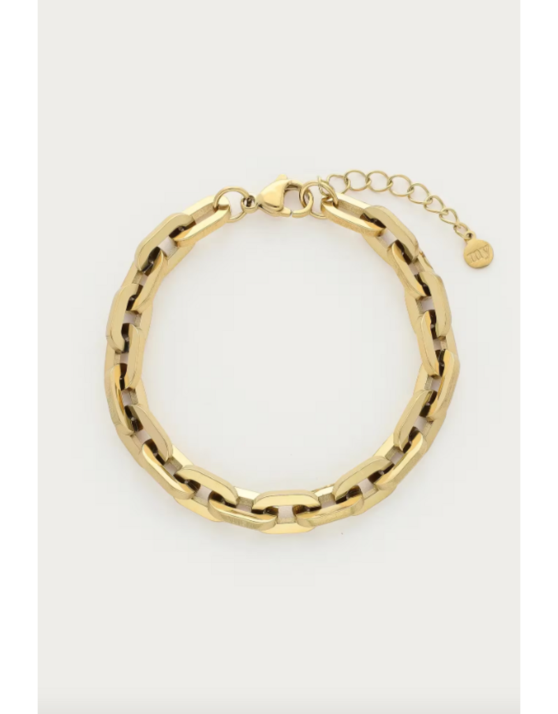 My Jewellery My Jewellery - Bold statement schakelarmband Hailey - goud