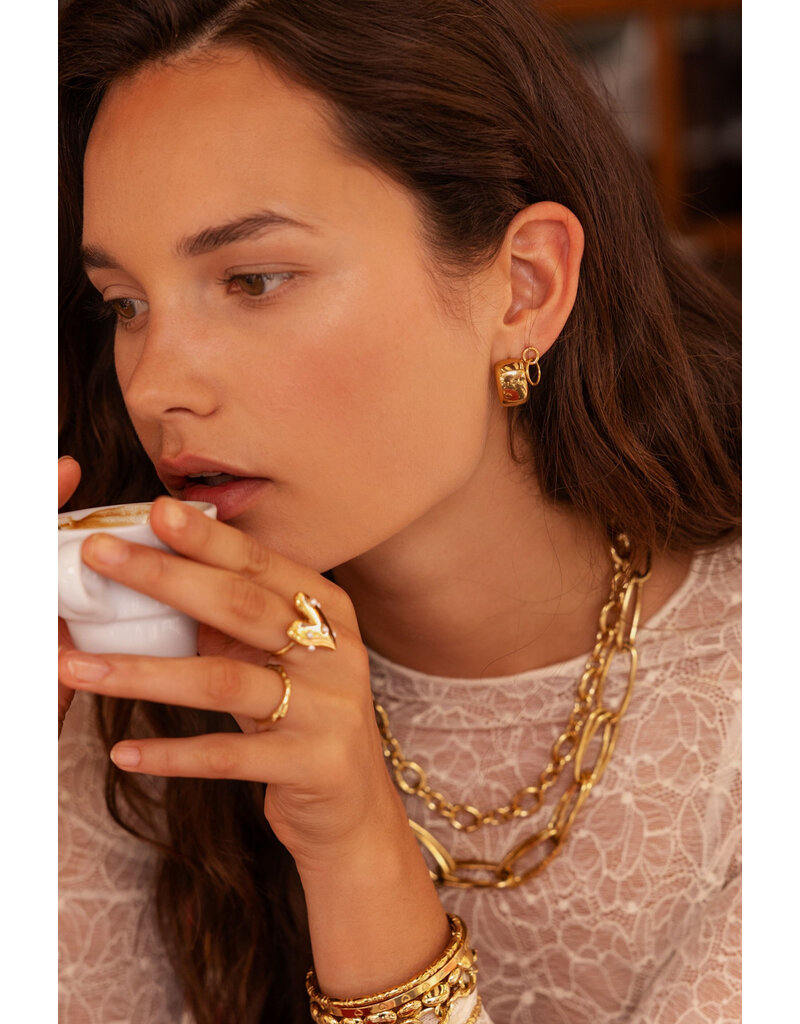 My Jewellery My Jewellery | Bold oorhangers wijd - goud