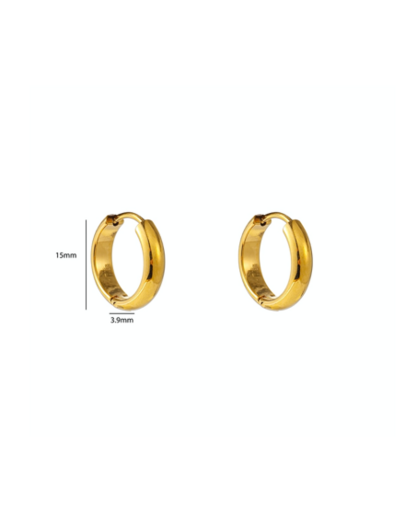 Go Dutch Label D&E | Essential hoop - goud