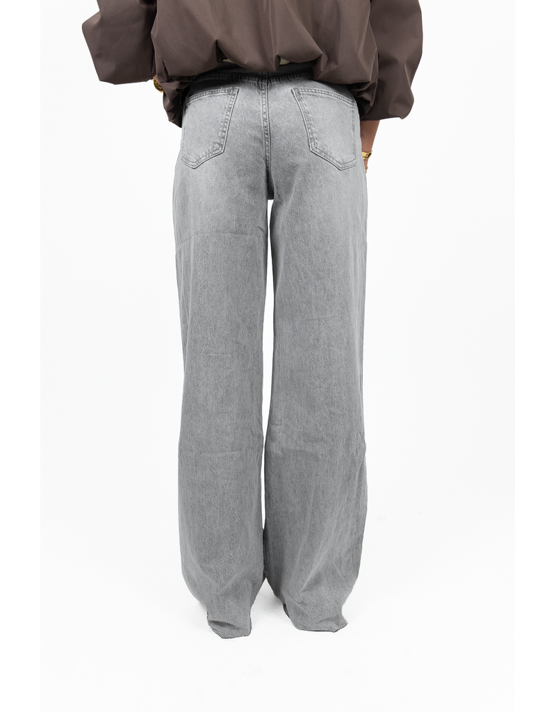 21Jewelz Extra tall wide leg jeans - grijs