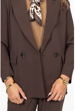 21Jewelz Effen blazer - bruin