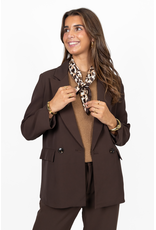 21Jewelz Effen blazer - bruin