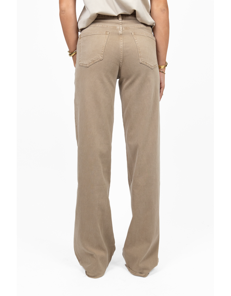 21Jewelz Extra tall wide leg jeans - beige